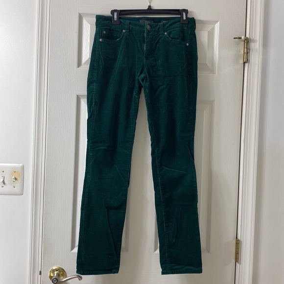 Jessica Simpson Green Corduroy Pants - Picture 2 of 5